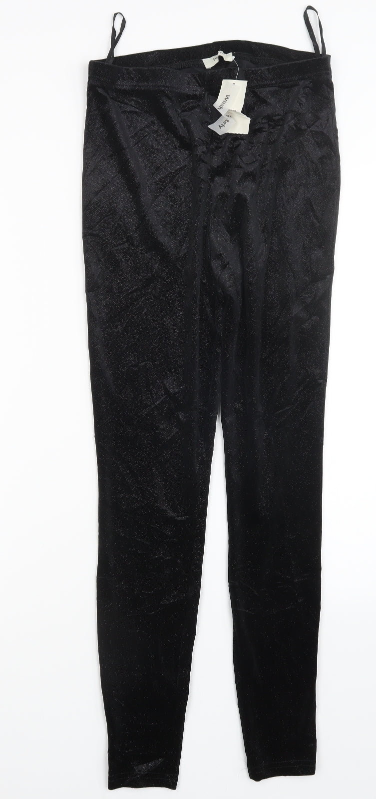 Papaya Womens Black   Capri Trousers Size 12 L28 in