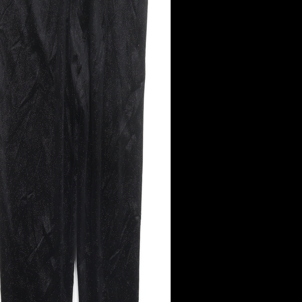Papaya Womens Black   Capri Trousers Size 12 L28 in