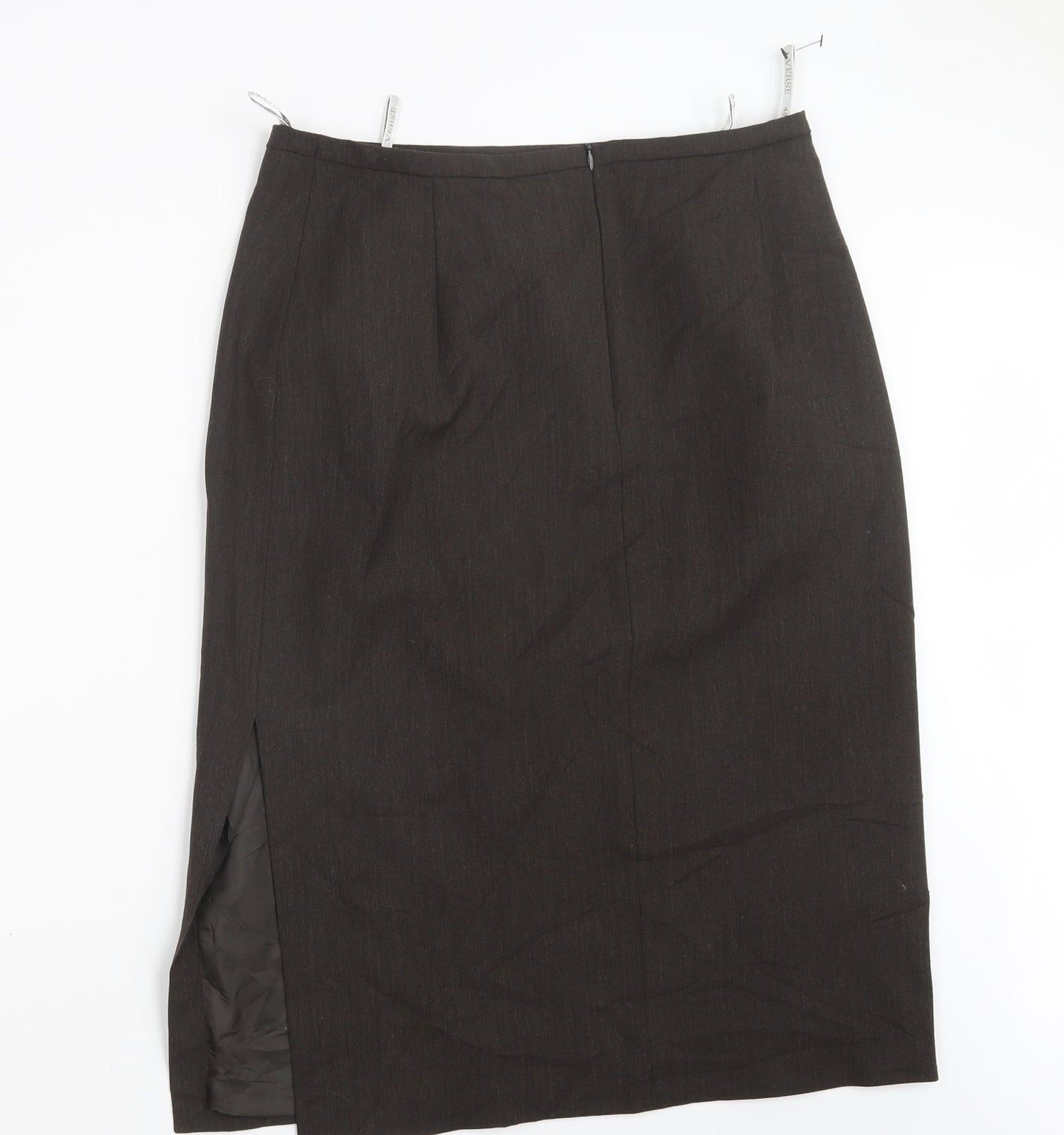 Verse Womens Brown   Straight & Pencil Skirt Size 12