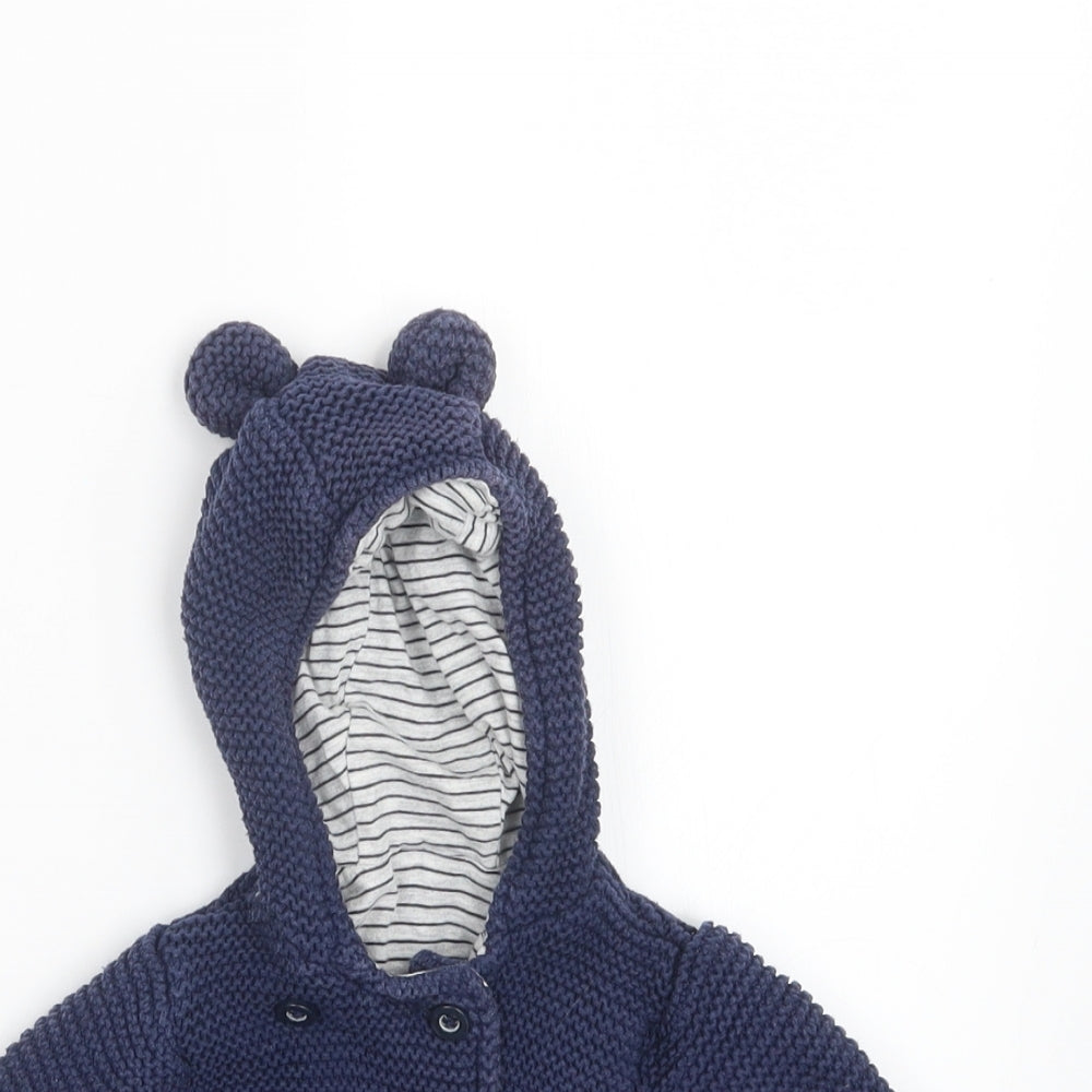 Marks and Spencer Baby Blue  Knit Jacket  Size 3-6 Months