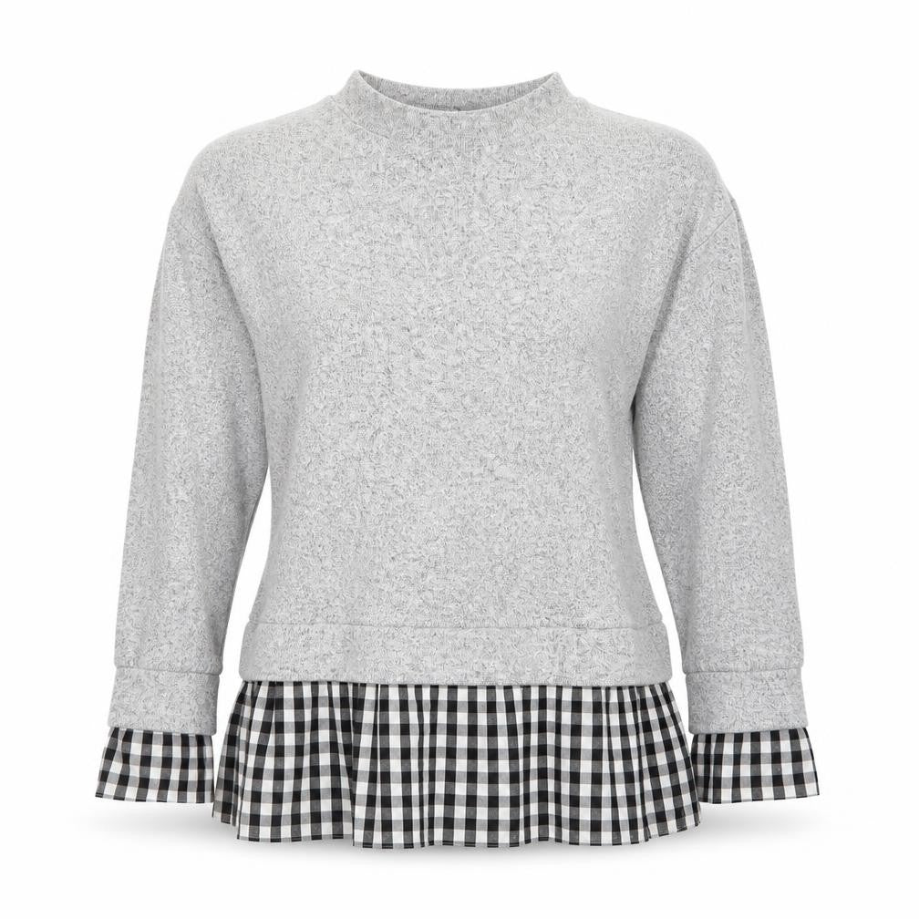 New Look Womens Grey  Knit Pullover Jumper Size S