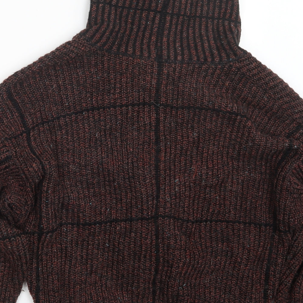 inp Womens Red  Knit Cardigan Jumper Size S