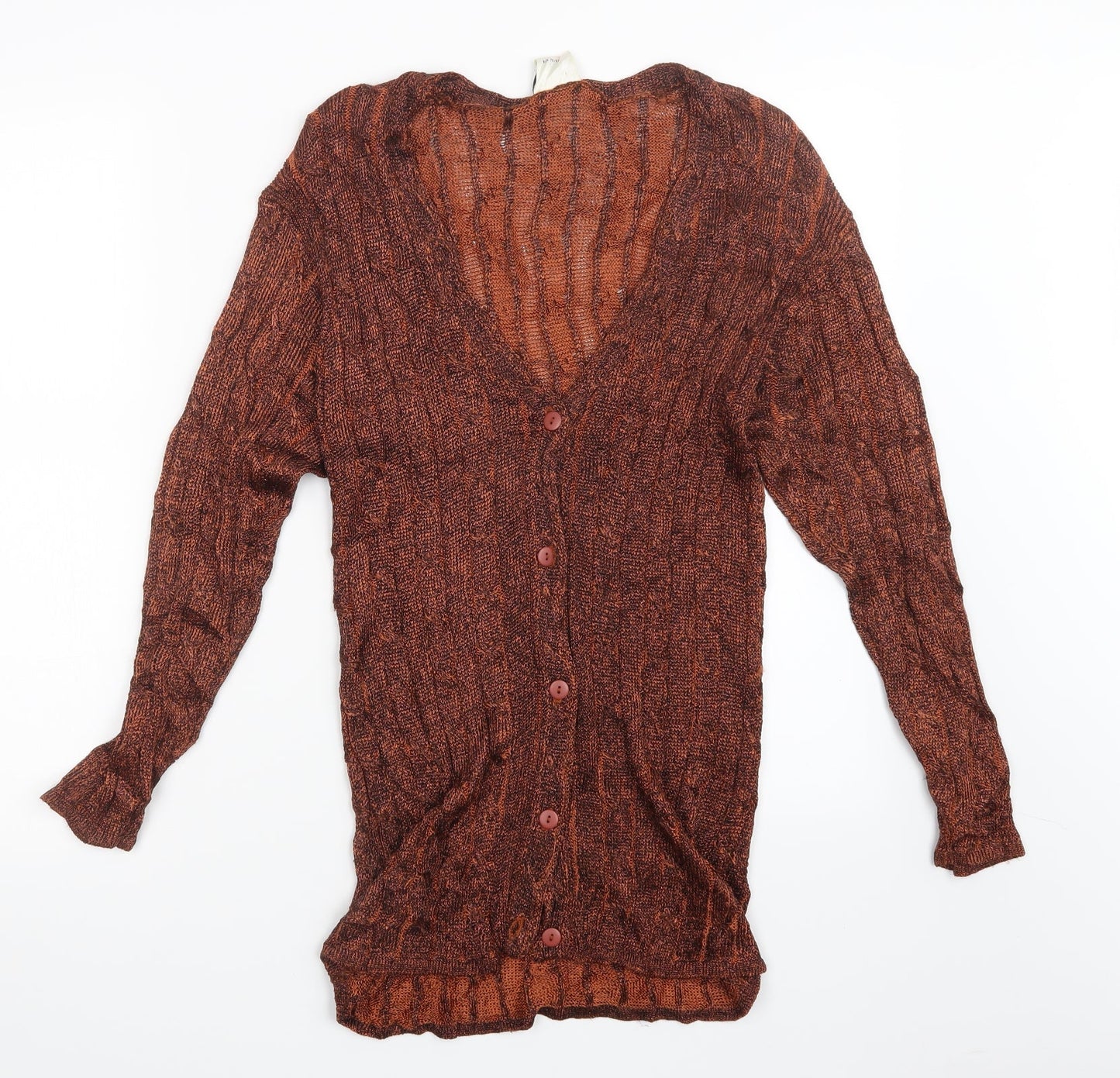 NEXT Womens Orange   Cardigan Jumper Size S