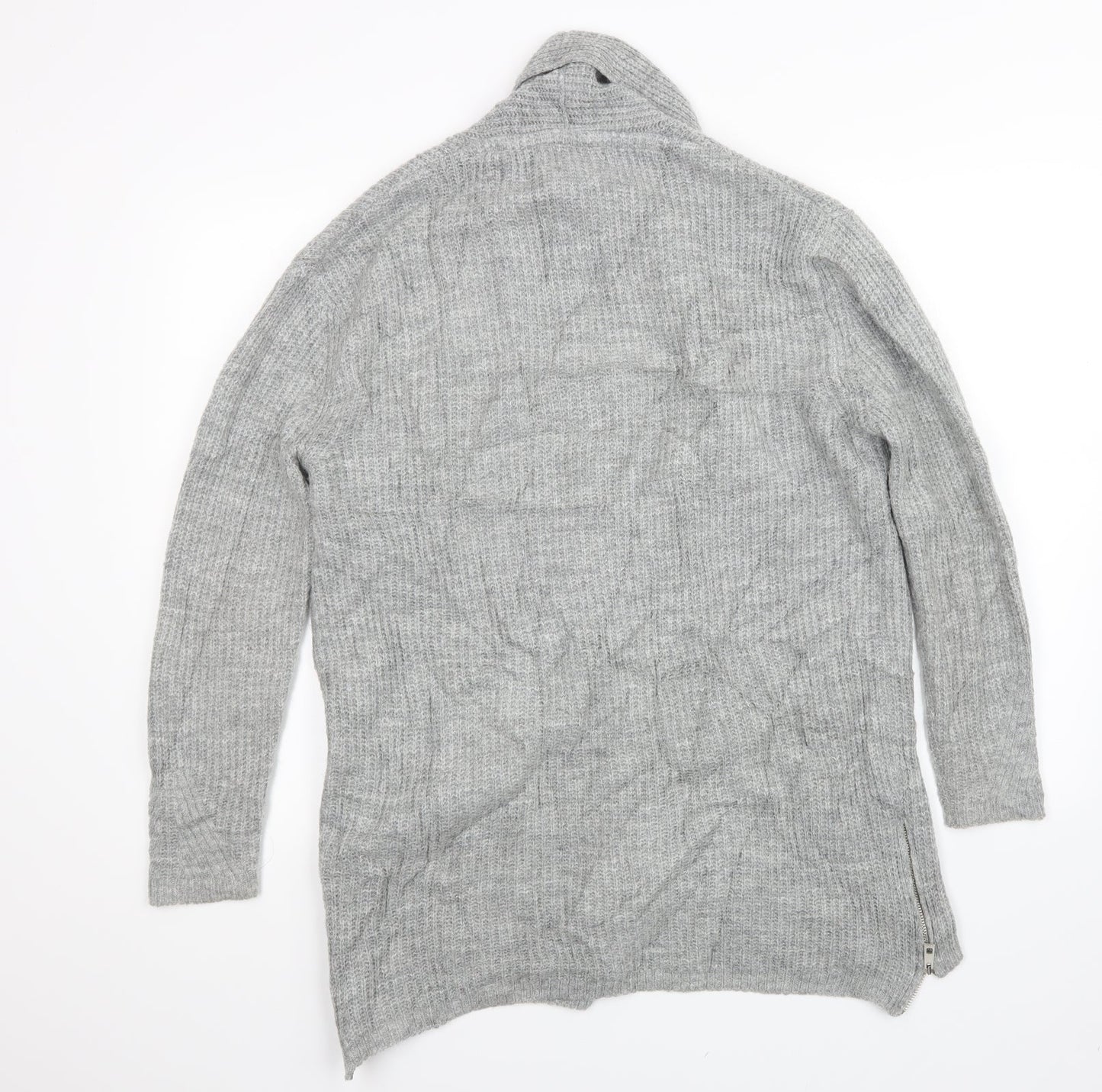 River Island Womens Grey  Knit Cardigan Jumper Size S