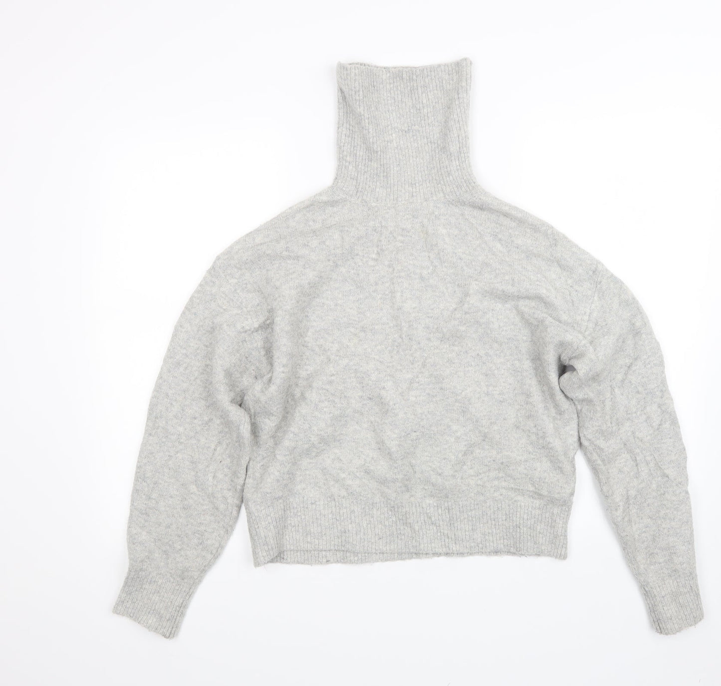 H&M Womens Grey  Knit Pullover Jumper Size XS