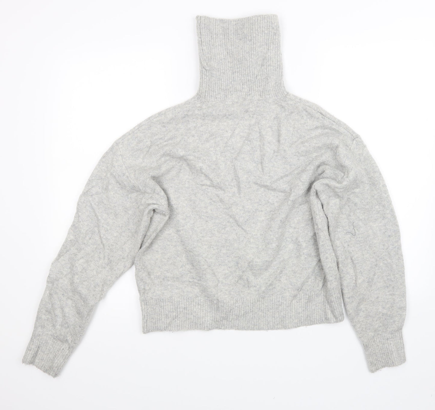 H&M Womens Grey  Knit Pullover Jumper Size XS