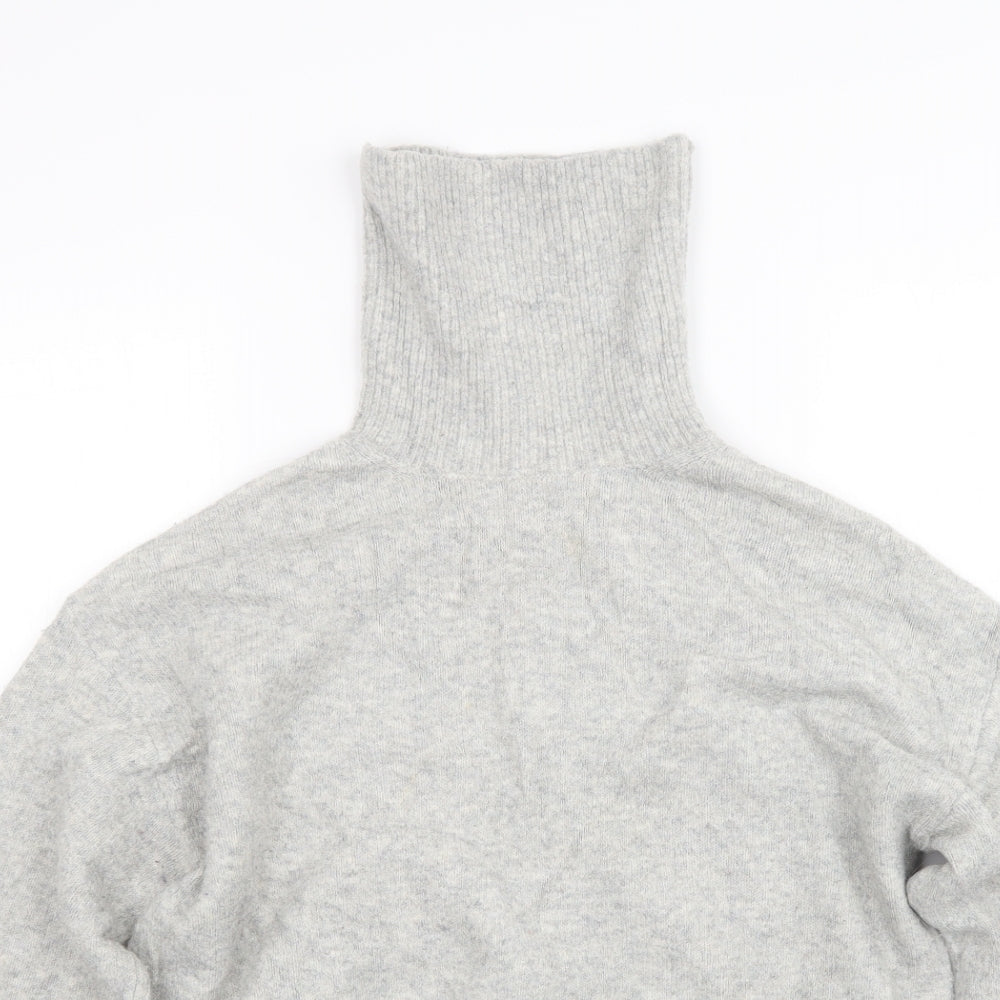 H&M Womens Grey  Knit Pullover Jumper Size XS