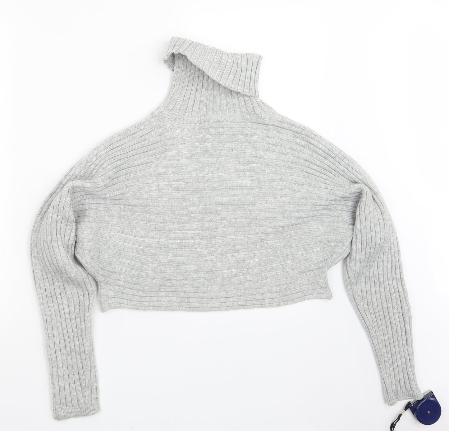 New Look Womens Grey  Knit Pullover Jumper Size S