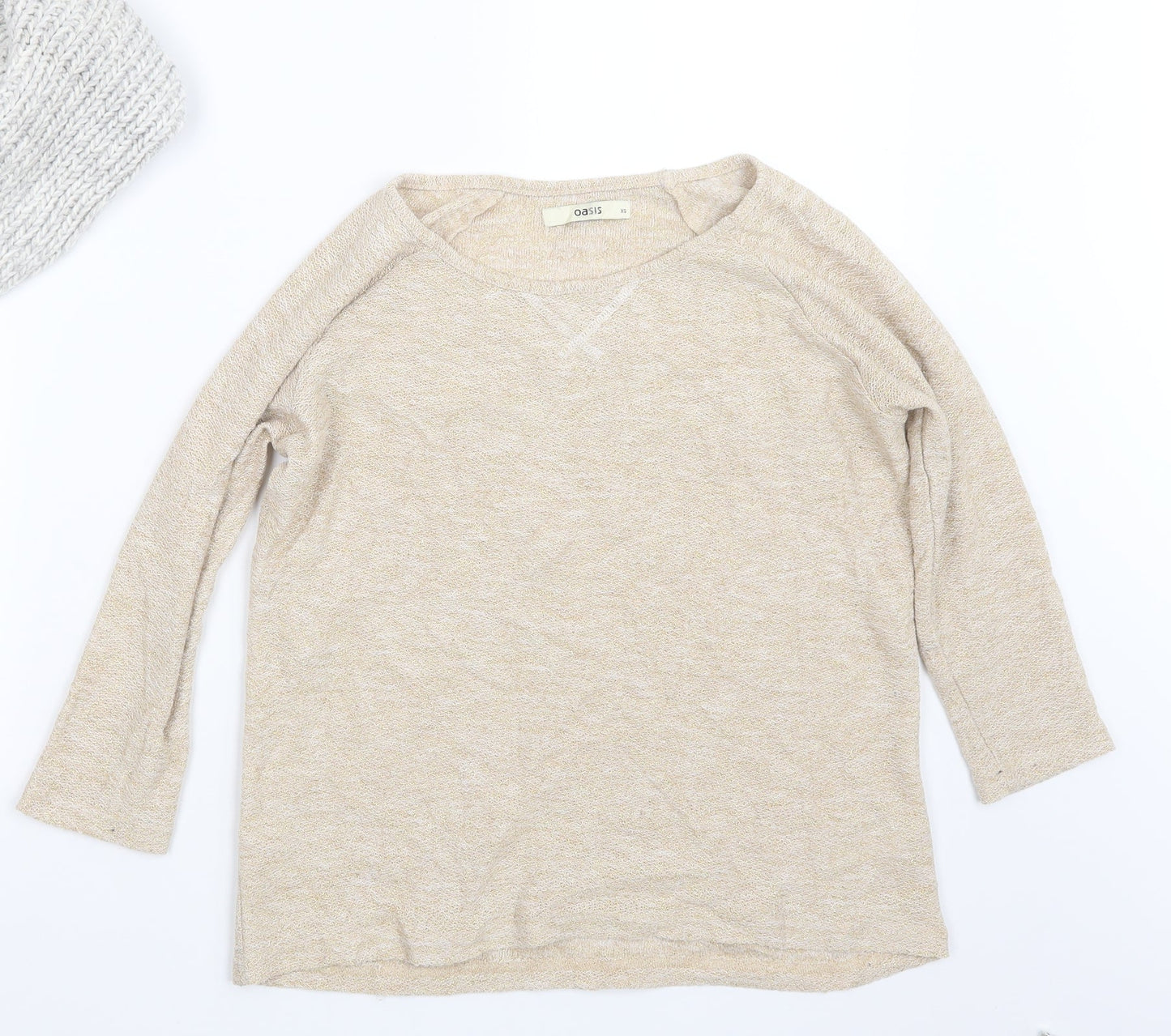Oasis Womens Beige   Pullover Jumper Size XS