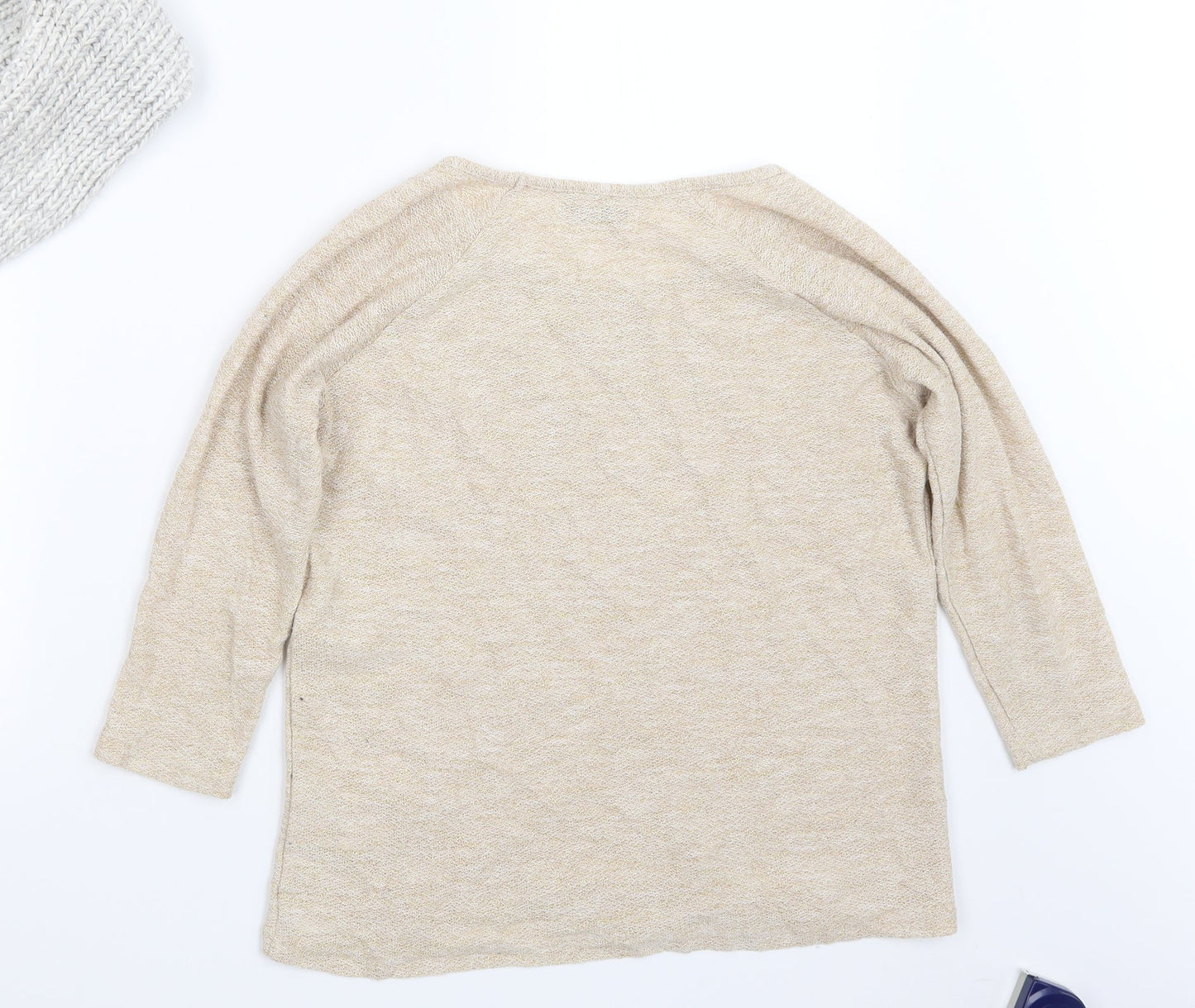 Oasis Womens Beige   Pullover Jumper Size XS