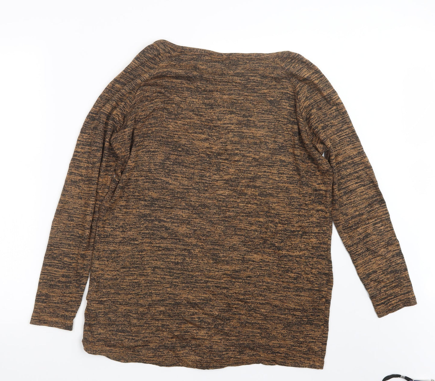 Topshop Womens Black Geometric  Pullover Jumper Size 10