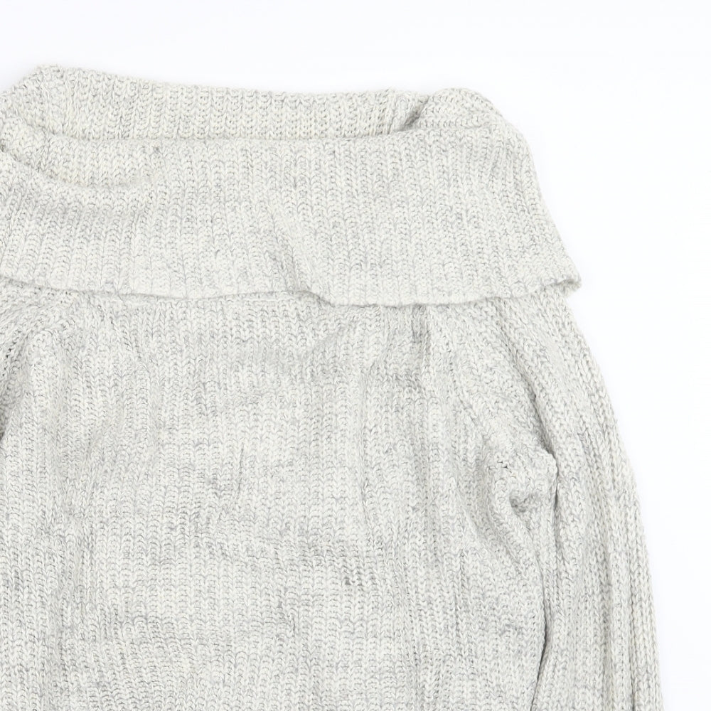 New Look Womens Beige  Knit Pullover Jumper Size M