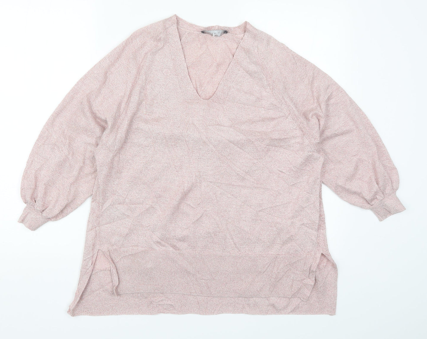 Marks and Spencer Womens Pink  Knit Pullover Jumper Size S