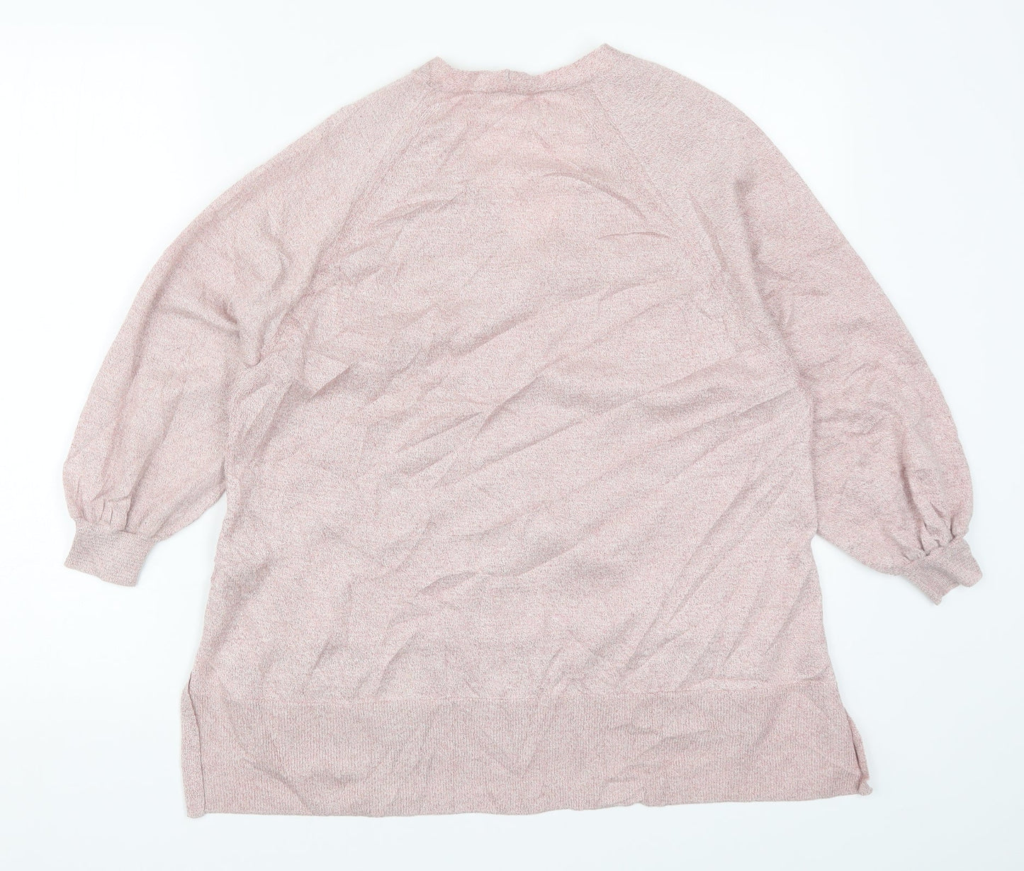 Marks and Spencer Womens Pink  Knit Pullover Jumper Size S