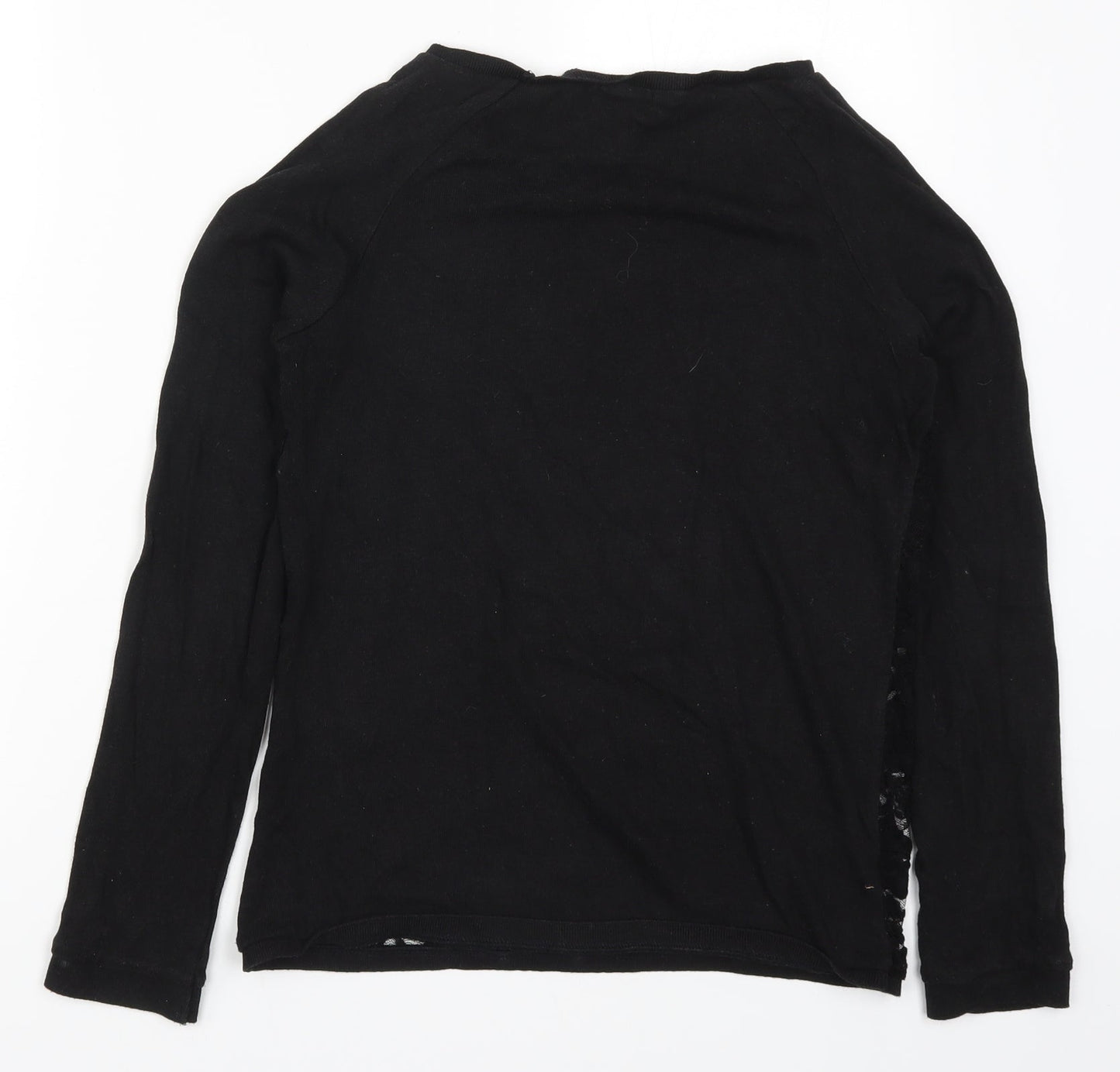 La Redoute  Womens Black  Lace Pullover Jumper Size 10