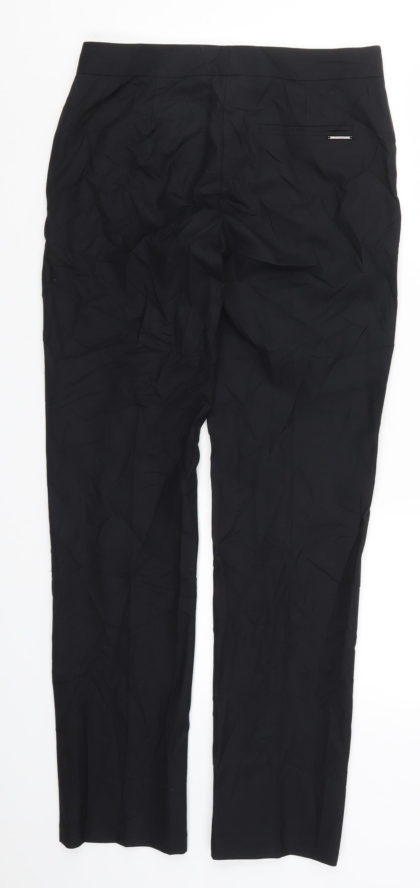 Marks and Spencer Womens Black   Trousers  Size 8 L30 in