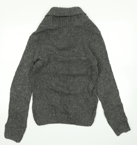 Officers Club Mens Grey  Knit Pullover Jumper Size S