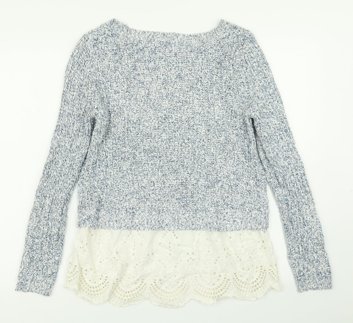 NEXT Womens Blue  Knit Pullover Jumper Size 10