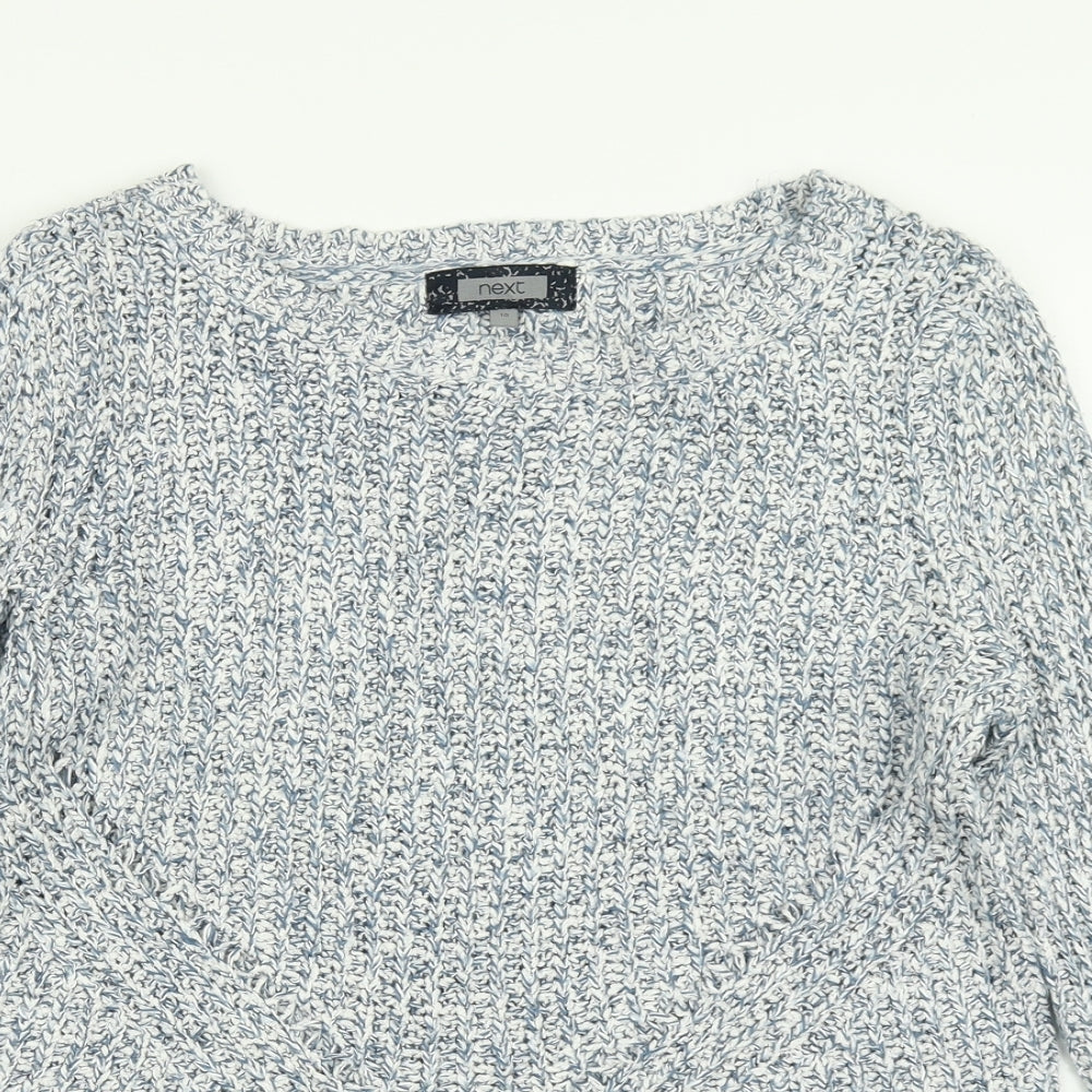 NEXT Womens Blue  Knit Pullover Jumper Size 10