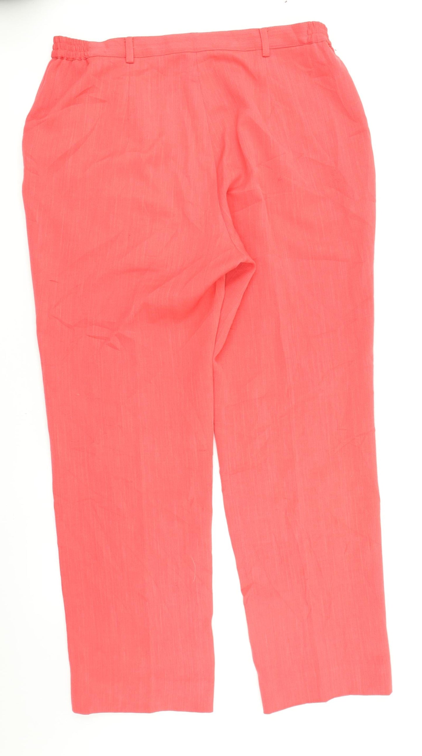 Oscar B Womens Pink   Trousers  Size 20 L28 in