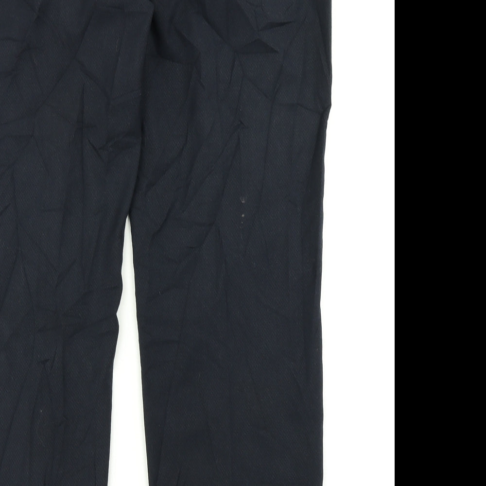 M&S Collection Womens Blue   Dress Pants Trousers Size 14 L26 in