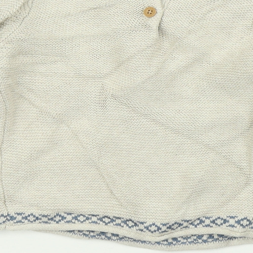 NEXT Girls Beige   Basic T-Shirt Size 6-9 Months