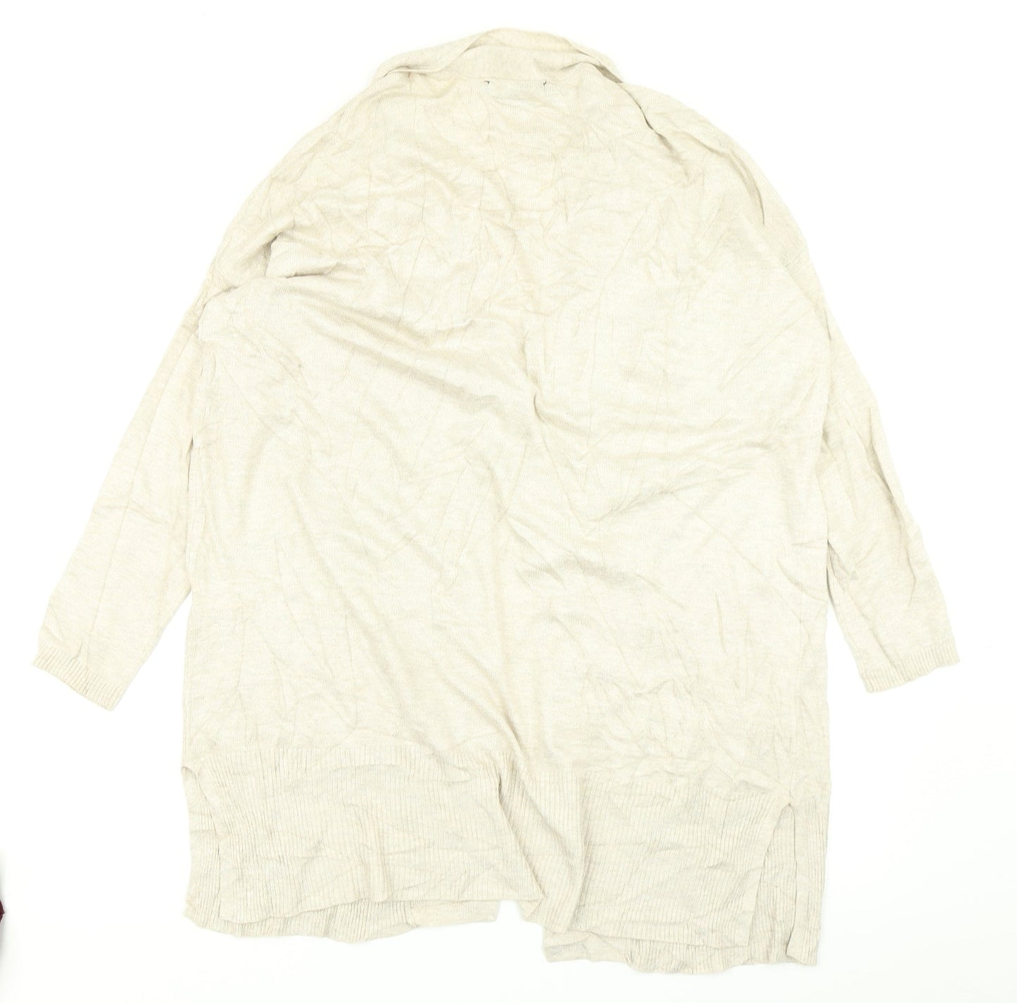Atmosphere Womens Beige  Knit Cardigan Jumper Size 8