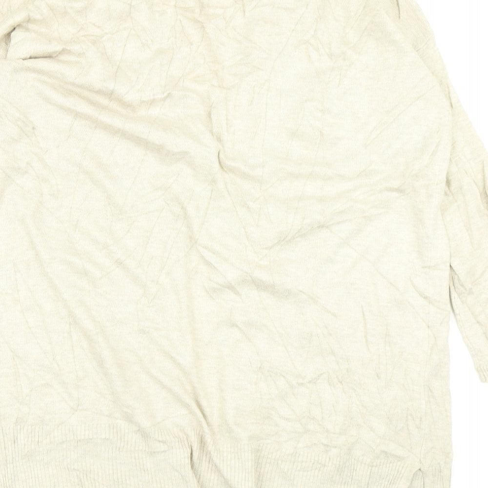 Atmosphere Womens Beige  Knit Cardigan Jumper Size 8
