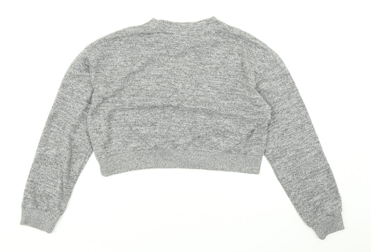 915 Generation Girls Grey   Pullover Sweatshirt Size 14-15 Years  - Copped