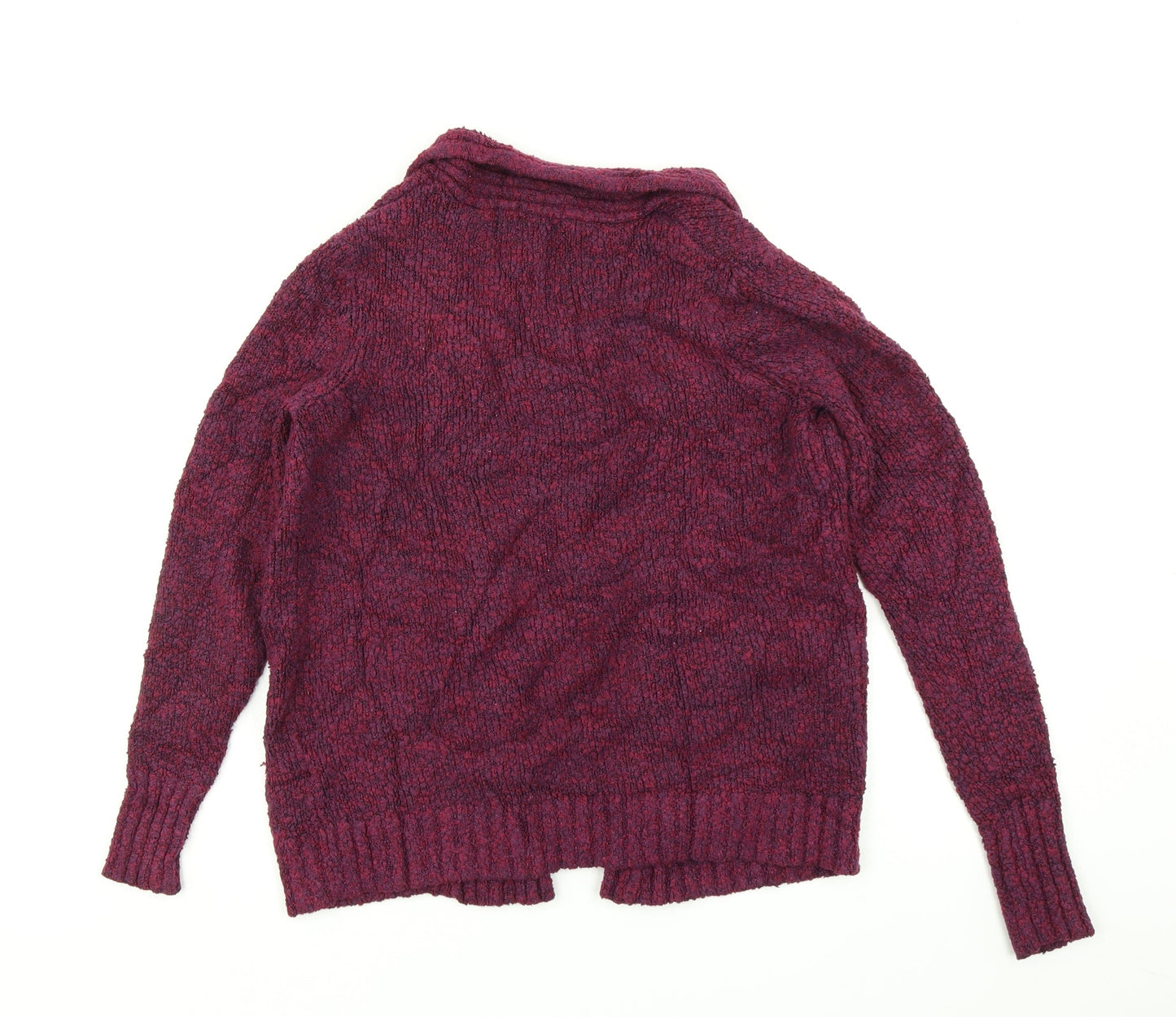 M&Co Womens Purple  Knit Cardigan Jumper Size 10