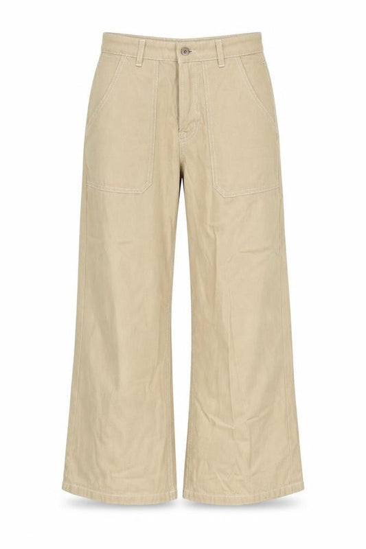 Denim & Co  Womens Beige  Denim Trousers  Size 10 L24 in