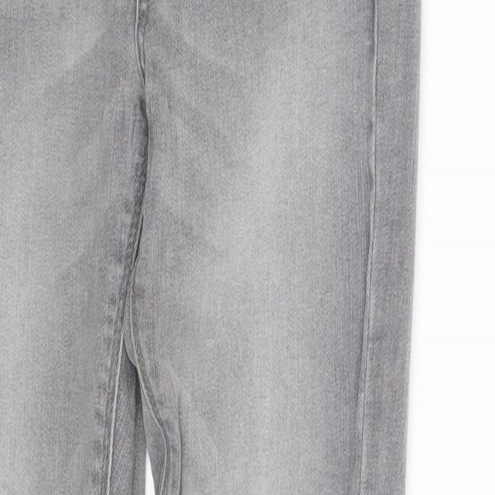Denim & Co  Womens Grey  Denim Skinny Jeans Size 10 L30 in