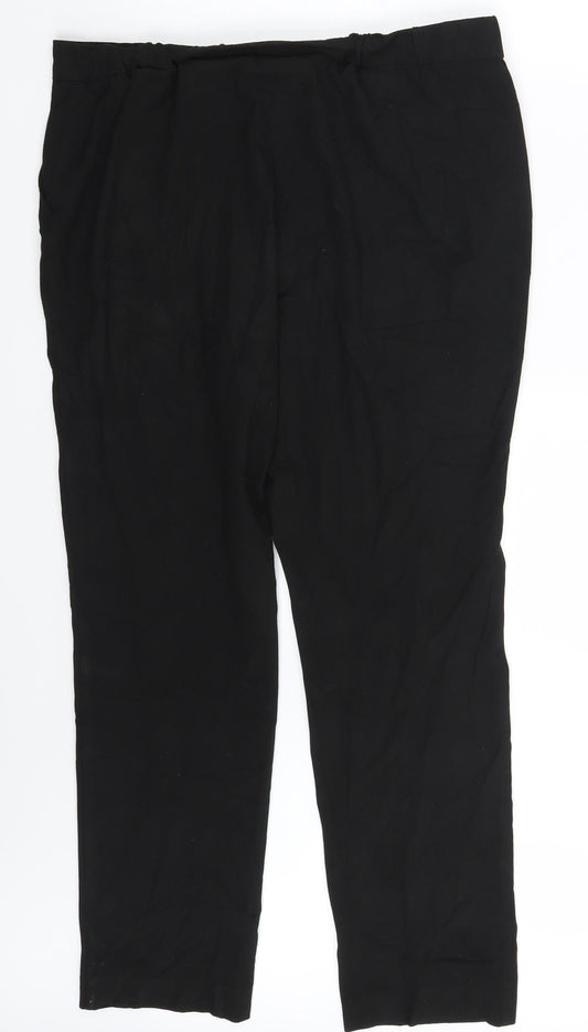So Fabolous Womens Black   Dress Pants Trousers Size 16 L27 in