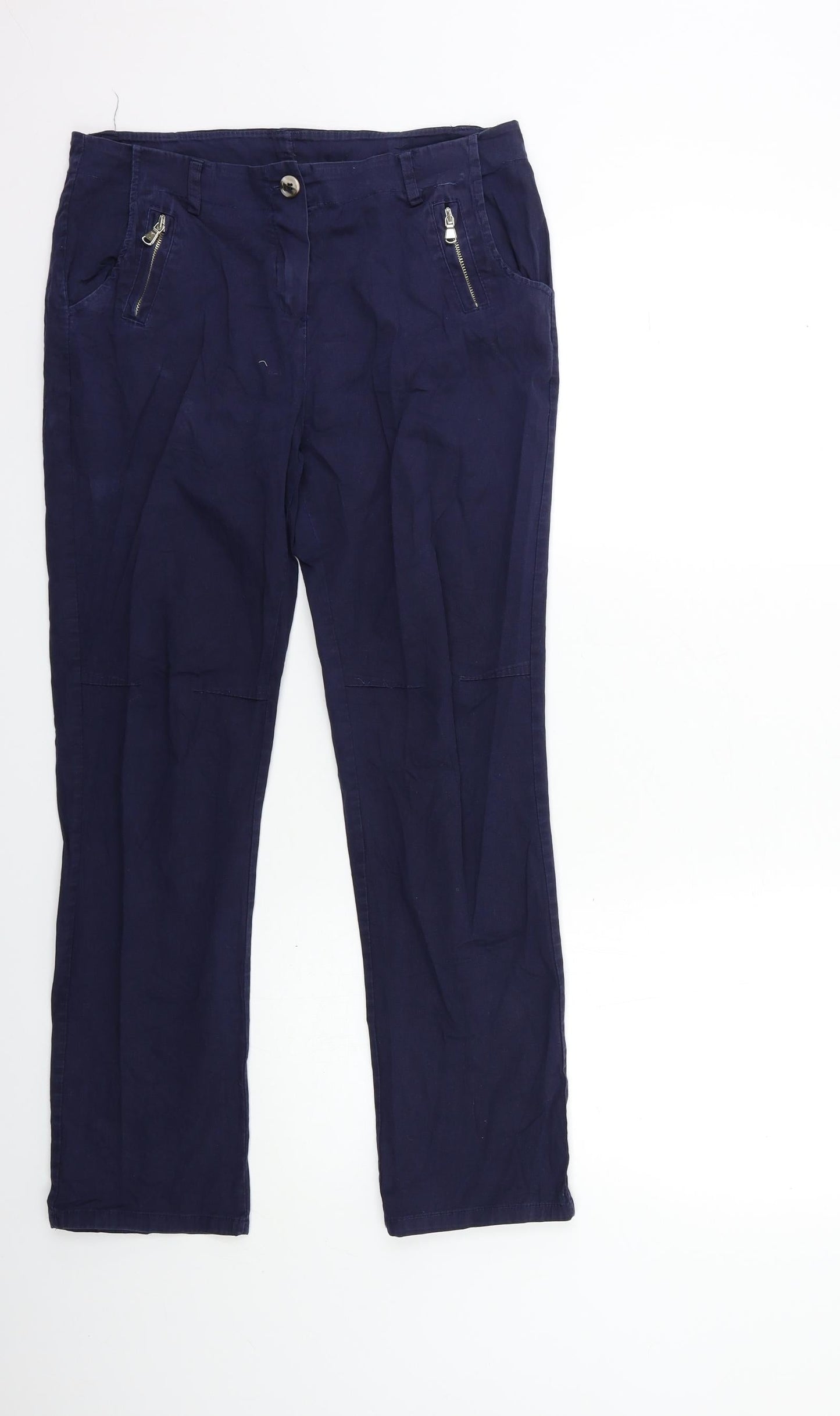 Preworn Womens Blue   Trousers  Size 30 in L28 in