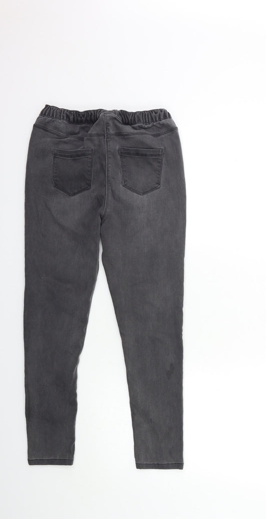 Preworn Womens Grey  Denim Jegging Jeans Size 23 in L23 in