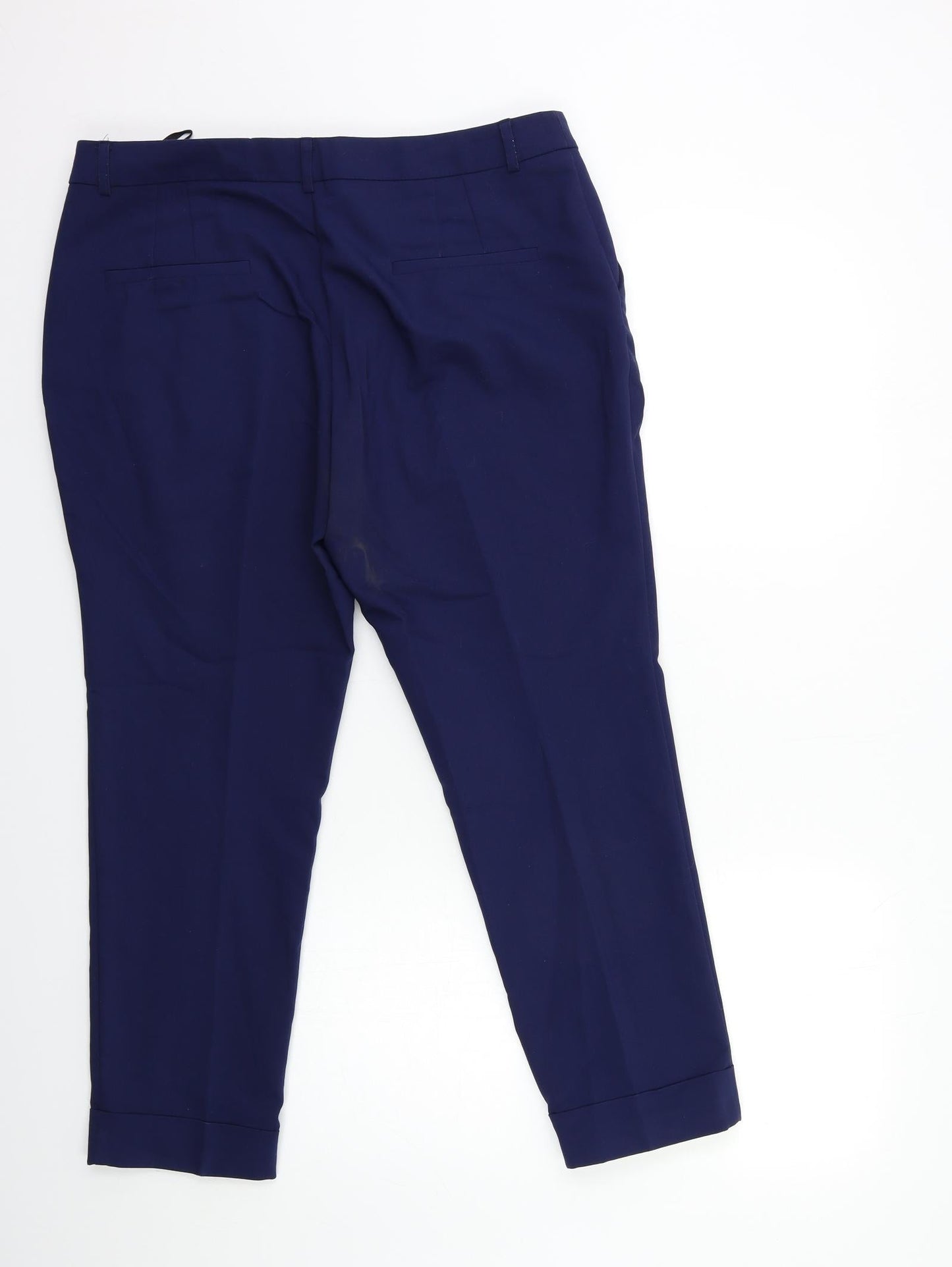 Savoir Womens Blue   Trousers  Size 14 L25 in