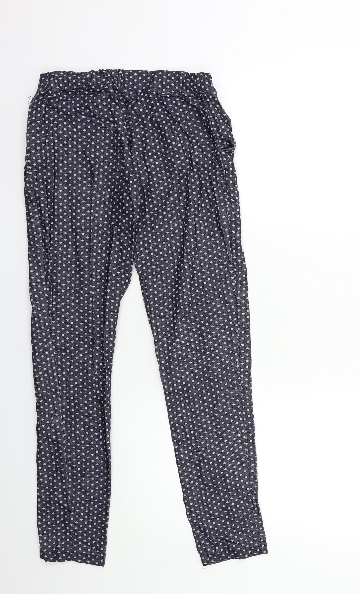 Preworn Womens Black Polka Dot  Jegging Trousers Size 26 in L27 in