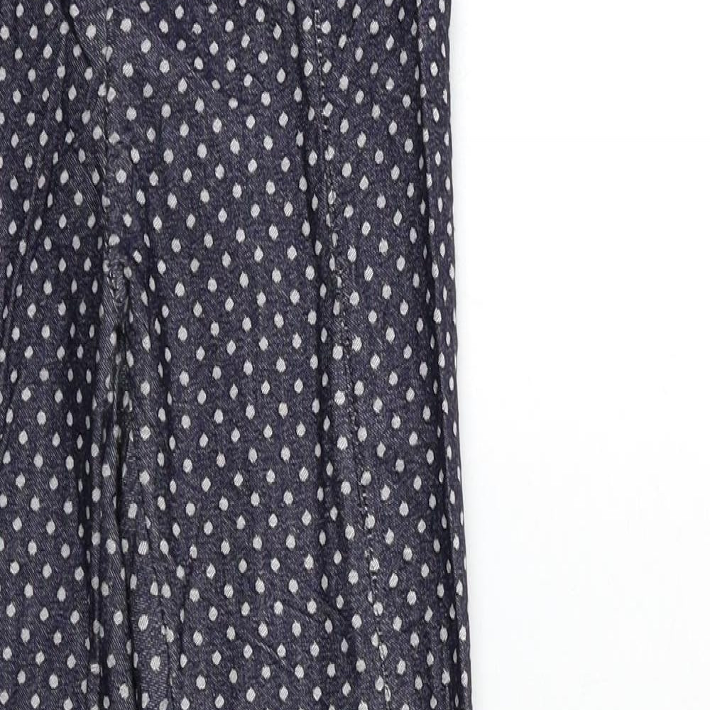 Preworn Womens Black Polka Dot  Jegging Trousers Size 26 in L27 in