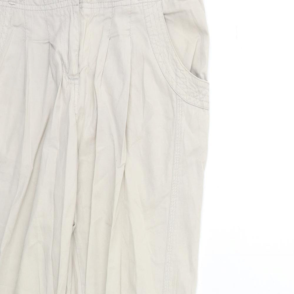 Dorothy Perkins Womens Grey   Cargo Trousers Size 8 L24 in
