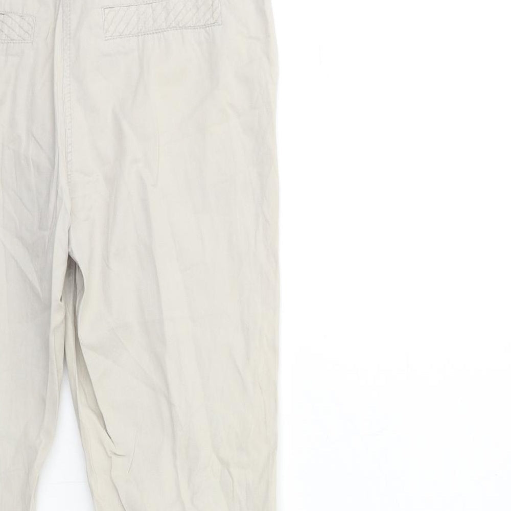 Dorothy Perkins Womens Grey   Cargo Trousers Size 8 L24 in