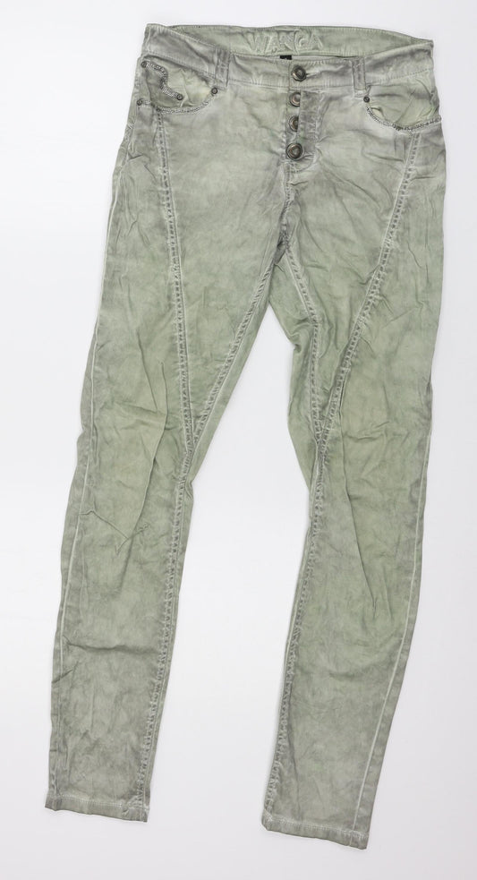 Wanga Womens Green   Trousers  Size S L29 in