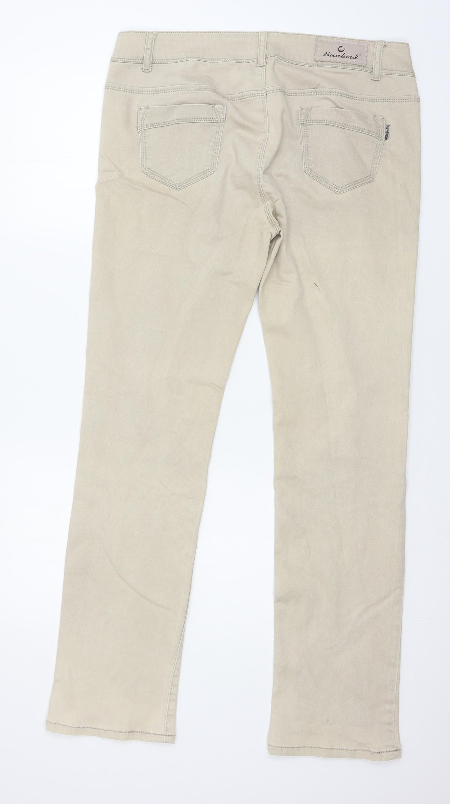 Sunbird Womens Beige   Trousers  Size 36 in L31 in