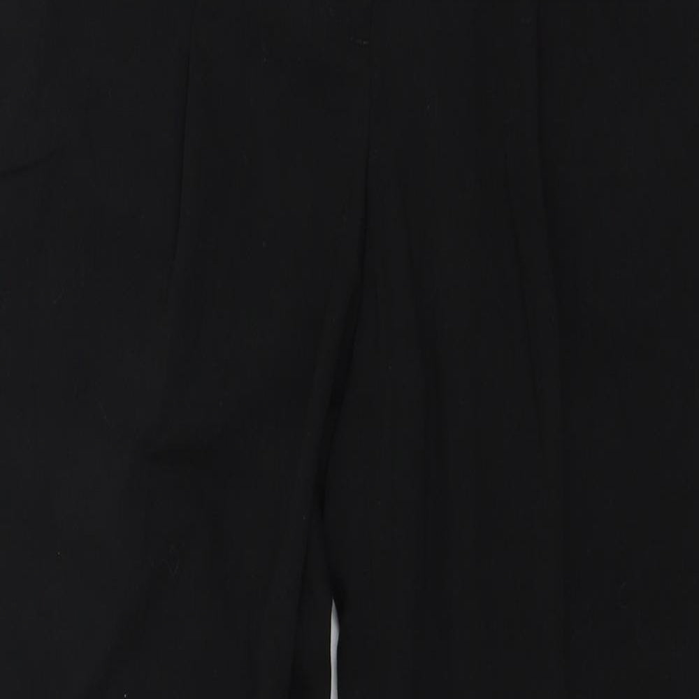 Preworn Womens Black   Trousers  Size 30 in L25 in