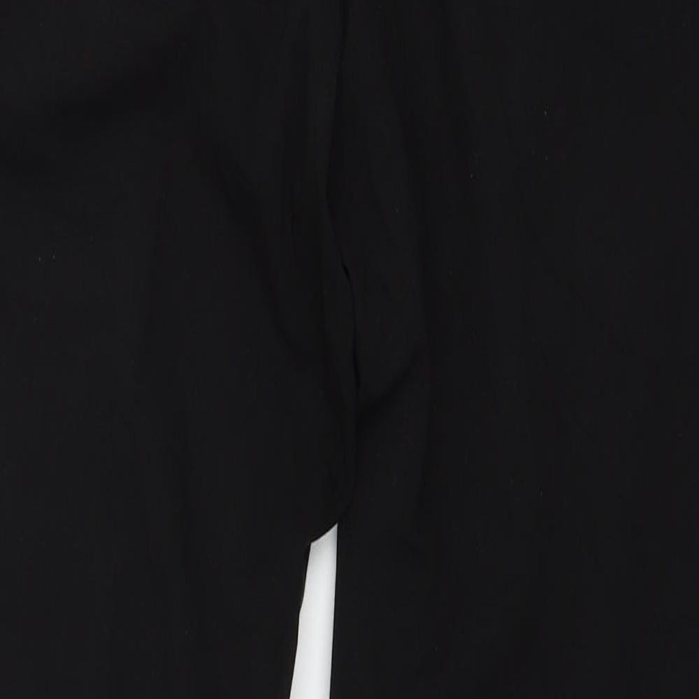 Preworn Womens Black   Trousers  Size 30 in L25 in