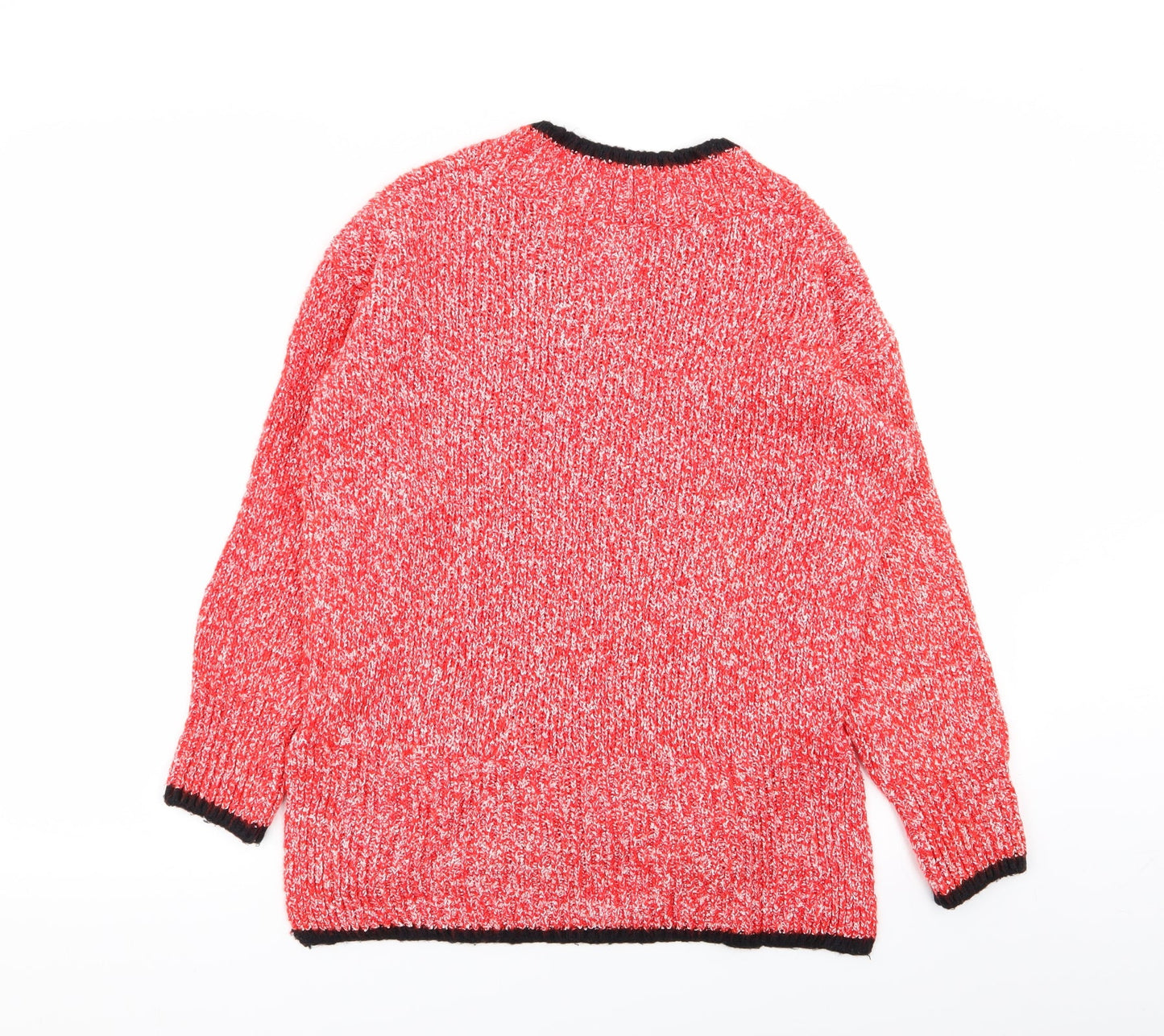 M&S Womens Red   Pullover Jumper Size S