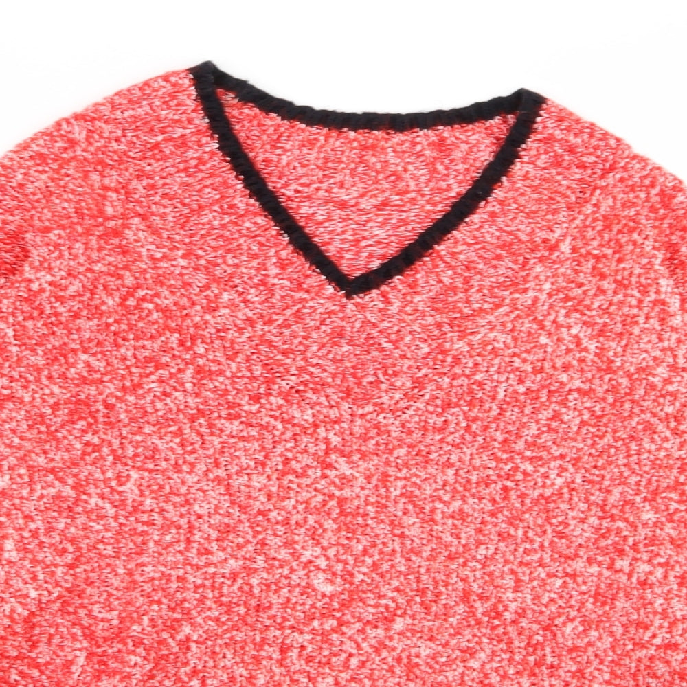 M&S Womens Red   Pullover Jumper Size S
