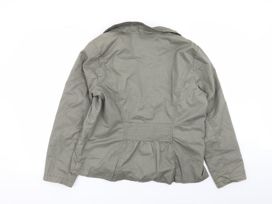 Debenhams Womens Green   Jacket Blazer Size 16
