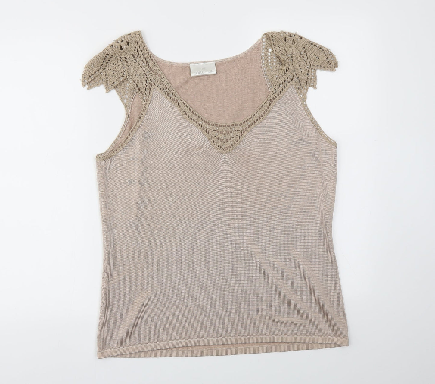 The Collection  Womens Gold   Basic T-Shirt Size 18