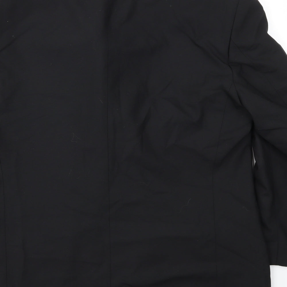 M&S Mens Black   Jacket Blazer Size 42