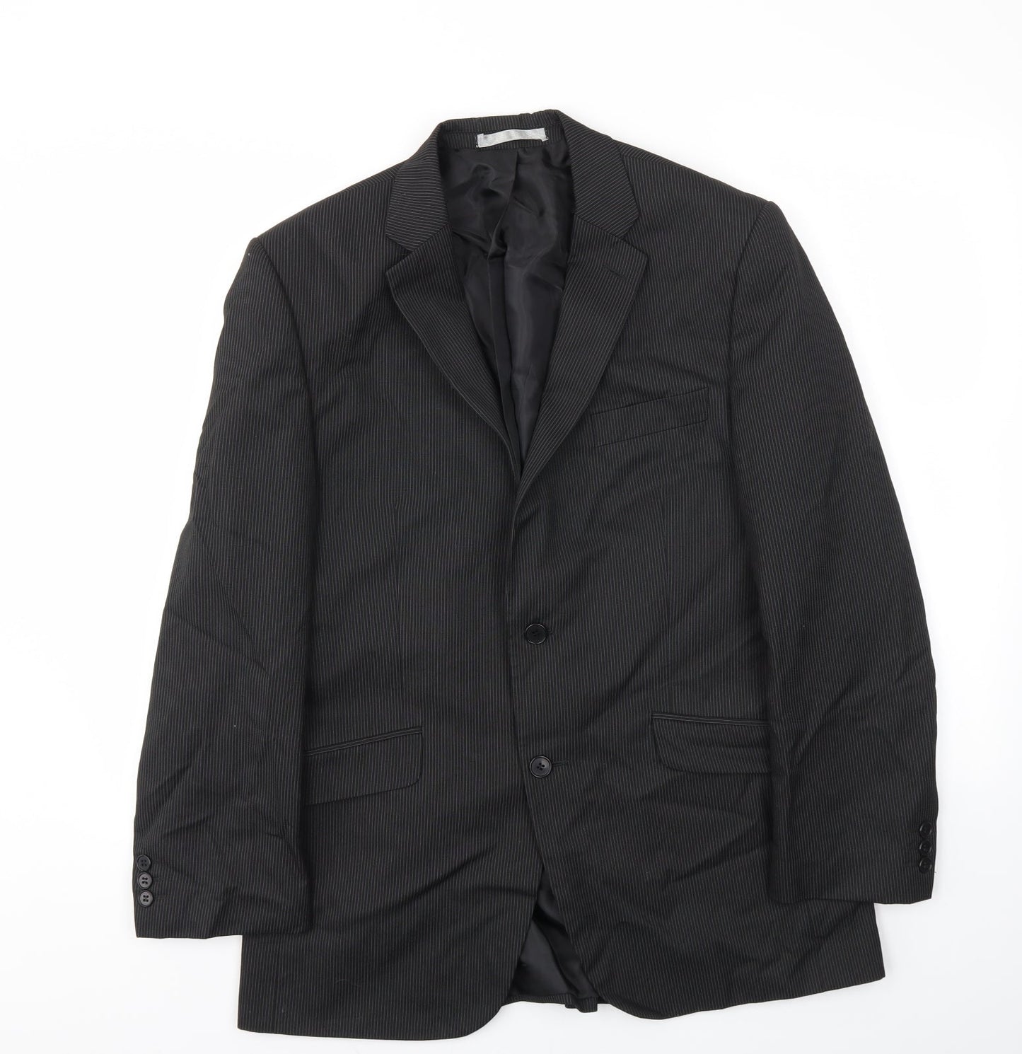 Preworn Mens Black   Jacket Blazer Size 40